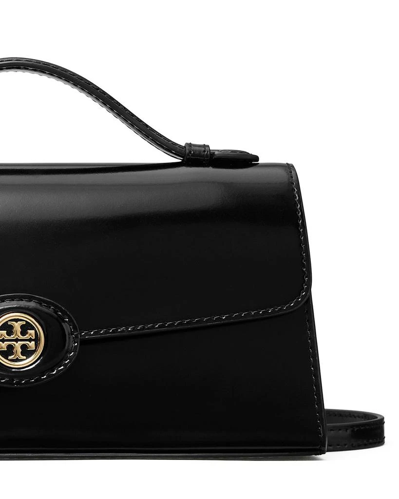 Tory Burch Robinson Spazzolato Top Handle Chain Wallet 8