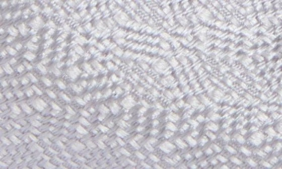 David Donahue Micropattern Silver Silk Bow Tie 3