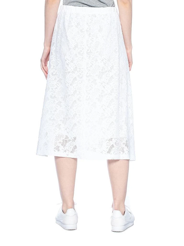 Wilt A-Line Lace Skirt Partial Lined Sheer Hem 6