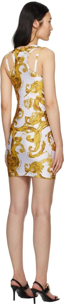 Versace White Printed Minidress 3