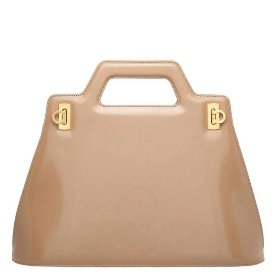 Salvatore Ferragamo Wanda Top Handle Bag - Beige 1