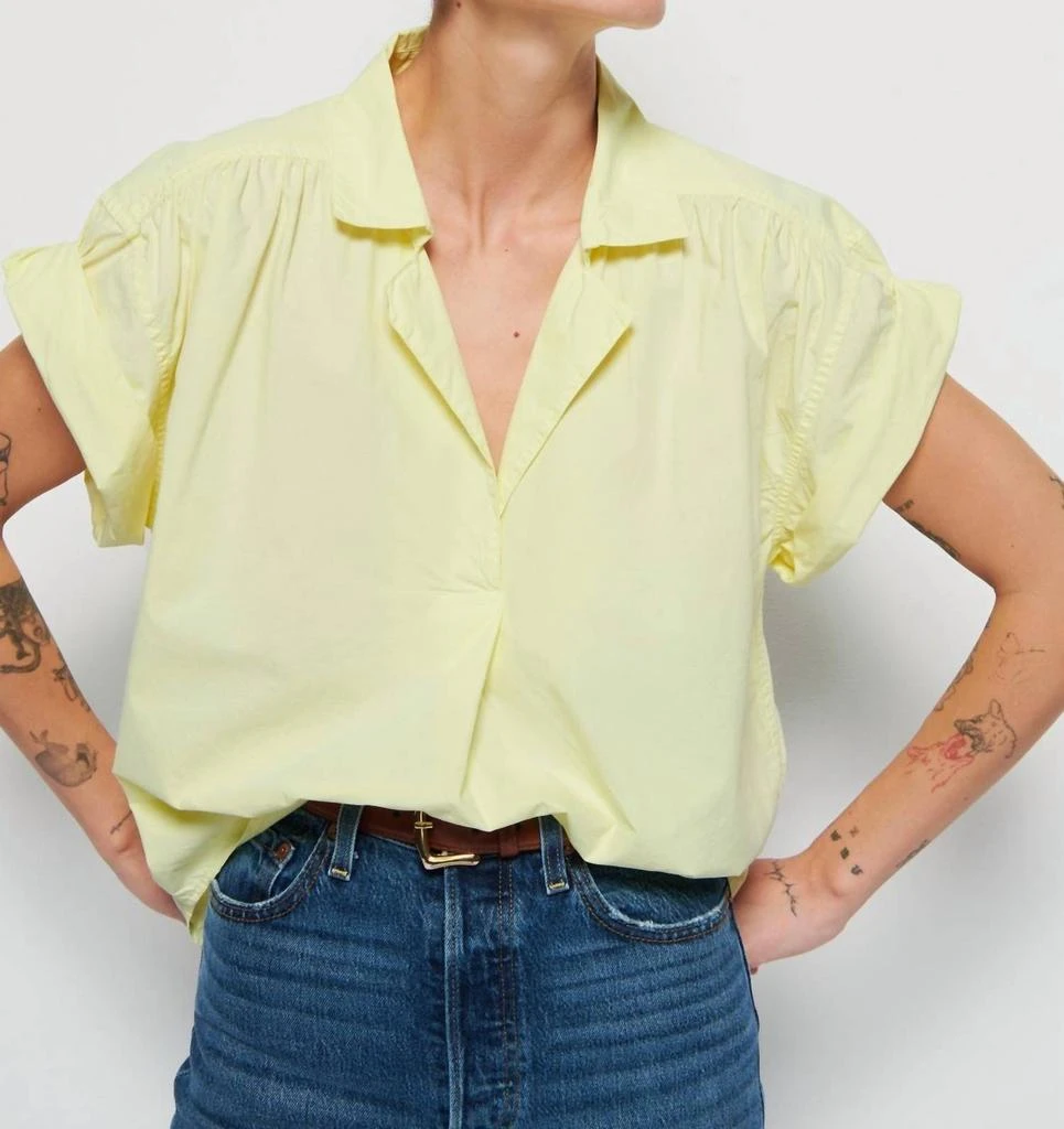 Nation LTD Nation Ltd - Elliot Relaxed Short Sleeve Blouse 3
