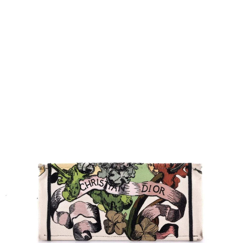 Dior Book Tote Embroidered Raffia Medium 4