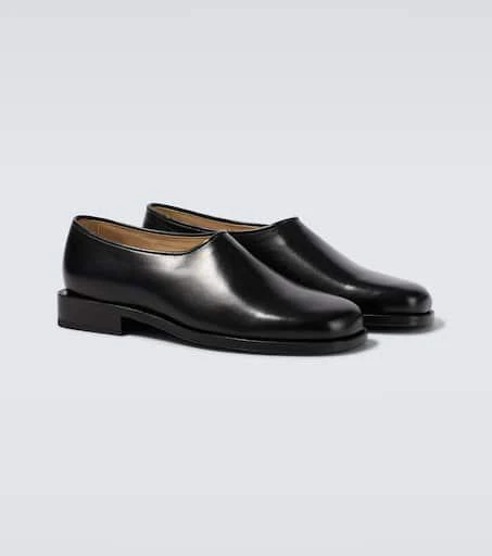 Lemaire Anatomic leather slip-on loafers 5