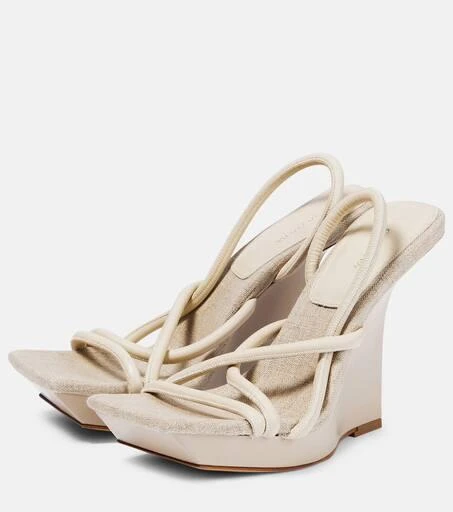 GIA BORGHINI Rosie 39 leather wedges 5