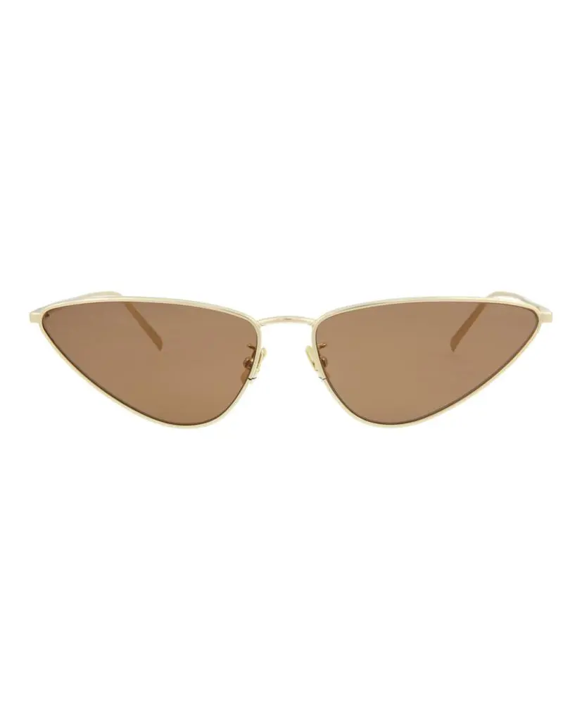 Yves Saint Laurent Cat Eye-Frame Metal Sunglasses