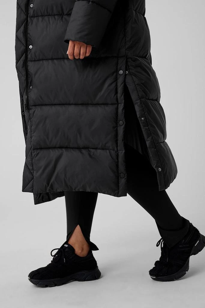 Alo Gold Rush Puffer Trench - Black 12