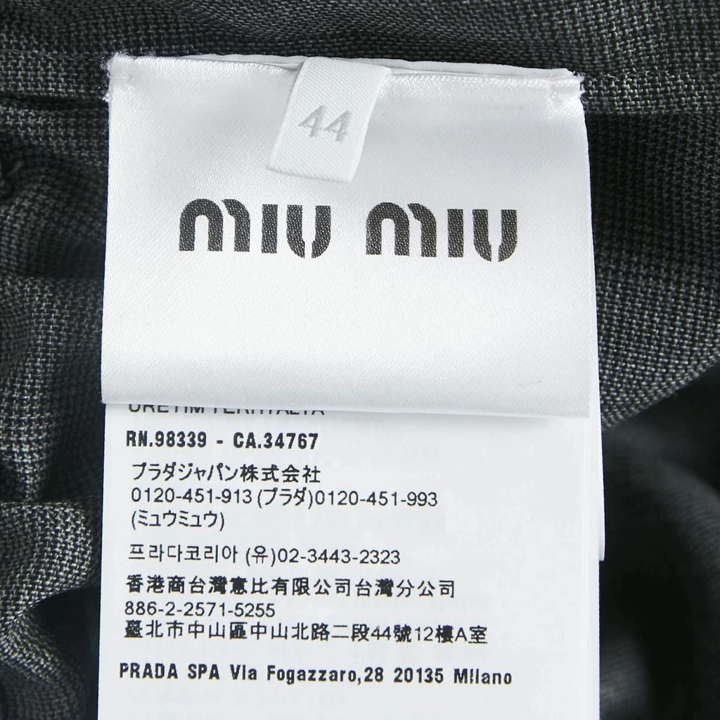 Shop Miu Miu Grey Prince of Wales Check Wool Pleated Midi Dress M on Sale  at BeyondStyle – Get 54% Off Miu Miu Grey Prince of Wales Check Wool  Pleated Midi Dress