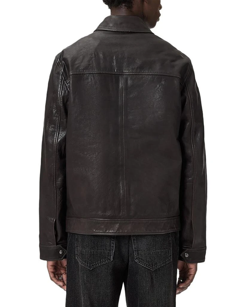 ALL SAINTS Nates Leather Jacket 5
