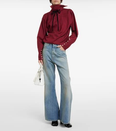 MAISON MARGIELA Reversible wool gabardine shirt 2