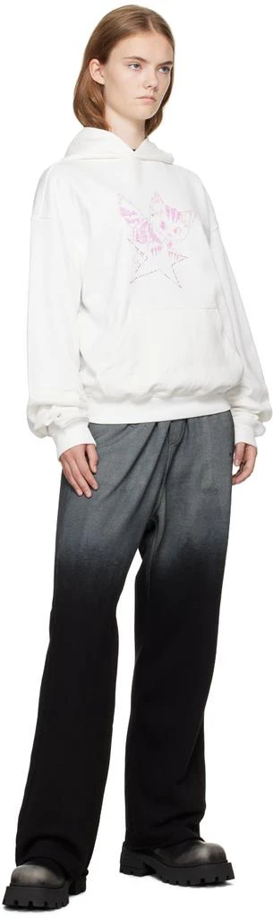 We11done White Monster Fitted Hoodie 4