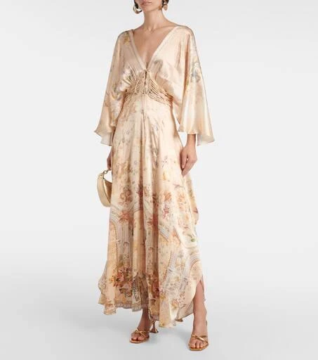 Camilla Silk charmeuse maxi dress 2