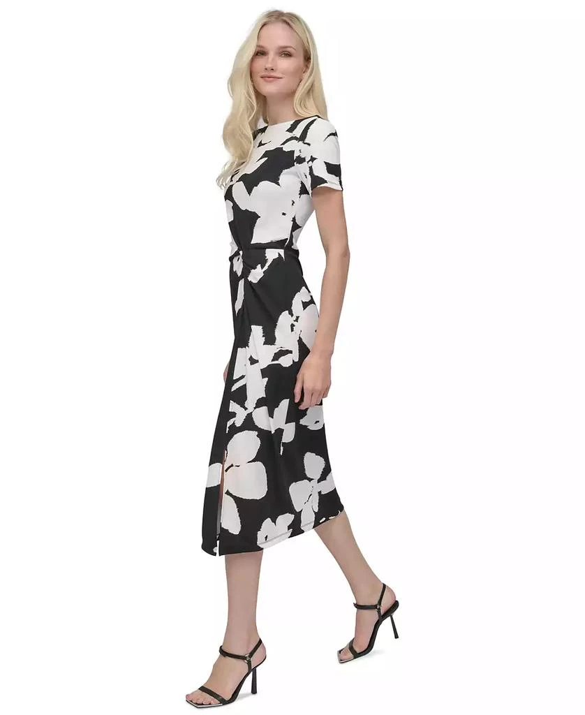 Women's Side-Twist Short-Sleeve Midi Dress  On Sale Now with Up to 62% Off  | Discover Exclusive Deals & Savings at BeyondStyle  Authentic DKNY dress|women's  fashion, shoes & accessories|dresses with Limited-Time