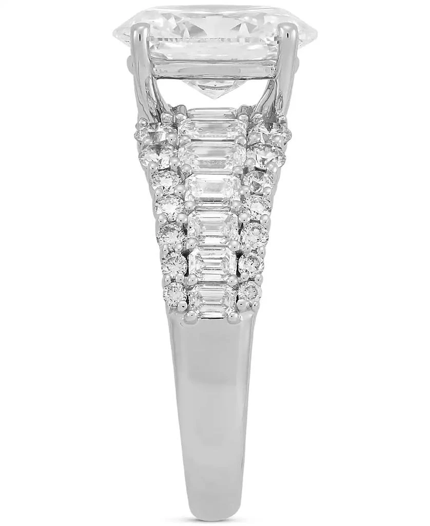 Grown With Love Certified Lab Grown Oval Engagement Ring (4 ct. t.w.) in 14k White Gold 4