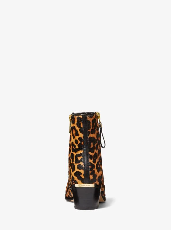 Michael Kors Sawyer Leopard Print Calf Hair Boot 4