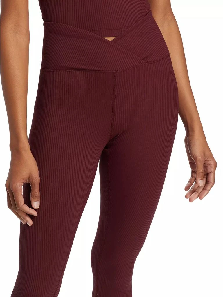 Year of Ours Veronica Ribbed Cross-Over Leggings 6