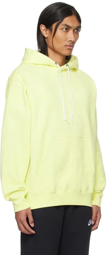 NIKE Yellow Solo Swoosh Hoodie 2