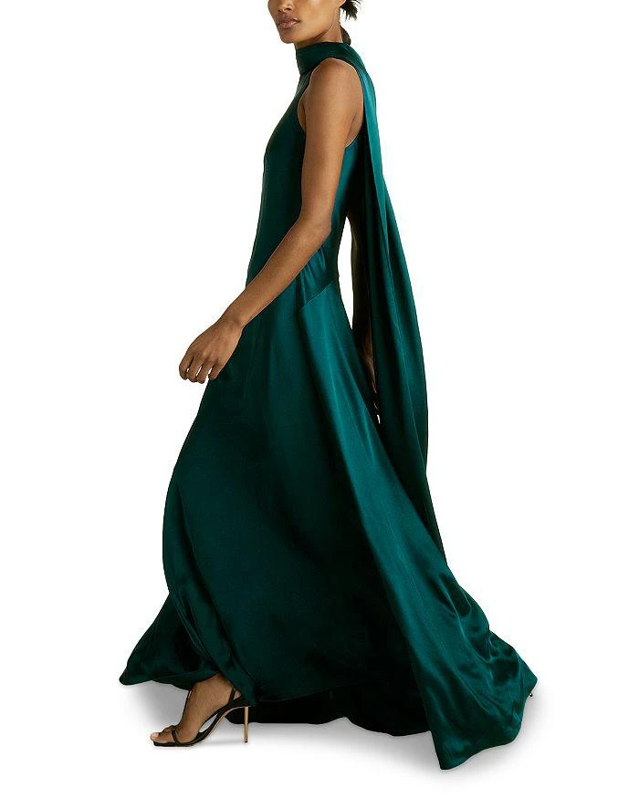 REISS Petites Fae Satin Maxi Dress 3