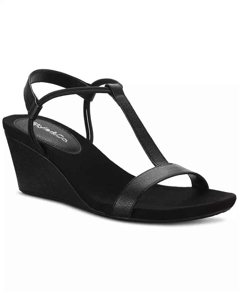 Style & Co Women's Mulan Wedge Open-Toe Sandals, Created for Macy's 1