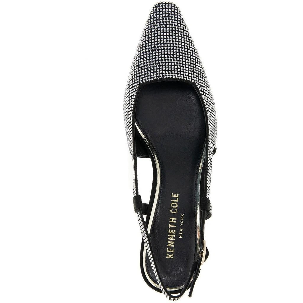 Kenneth Cole Martha Crystals Womens Rhinestone Ankle Strap Slingback Heels 3