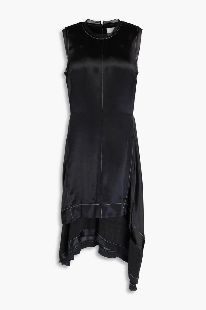 Shop Asymmetric layered satin and crepe de chine dress on Sale at  BeyondStyle  Get 70% Off Asymmetric layered satin and crepe de chine dress  with Limited-Time Flash Deals, Exclusive Discounts, and