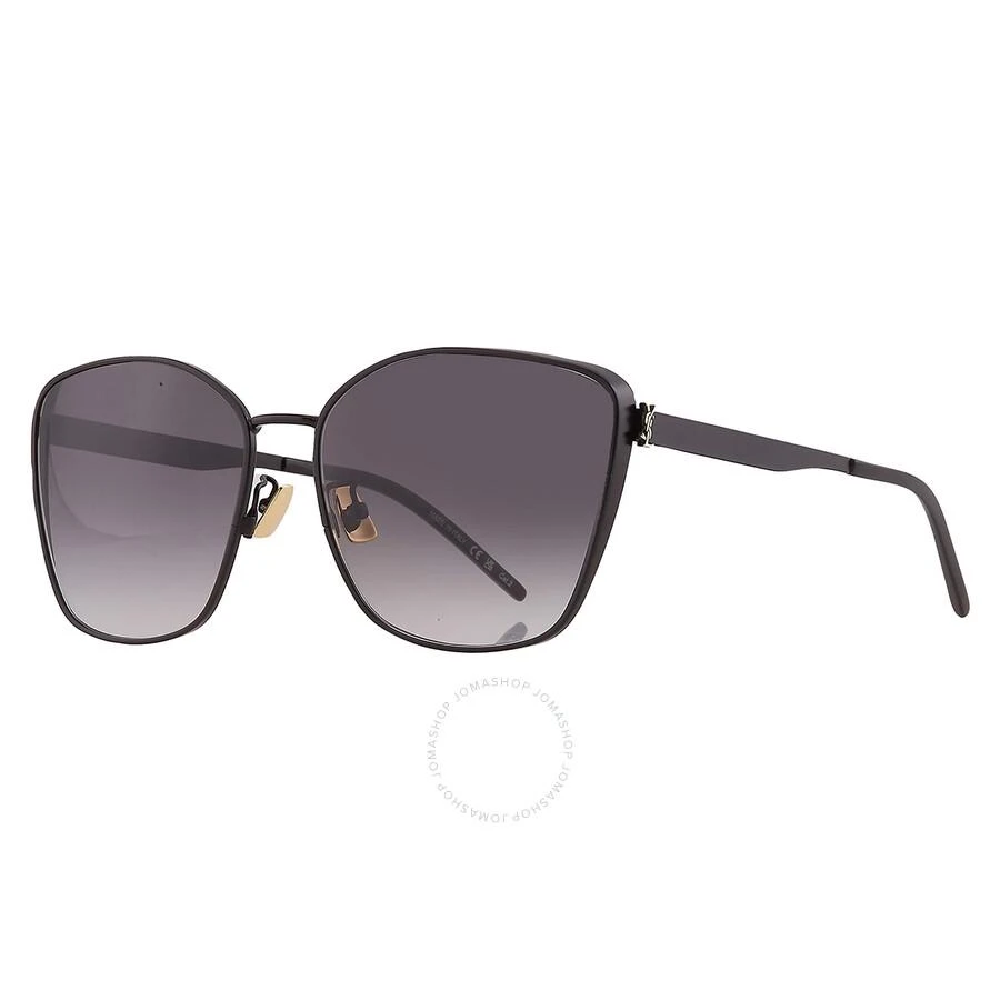 Yves Saint Laurent Grey Gradient Oversized Ladies Sunglasses SL M98 002 62 2