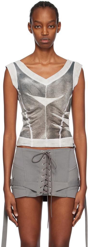 KNWLS Gray Raze Tank Top