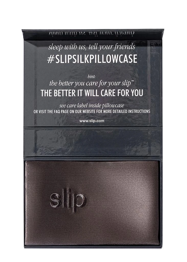 Slip Silk Pillowcase Charcoal 6