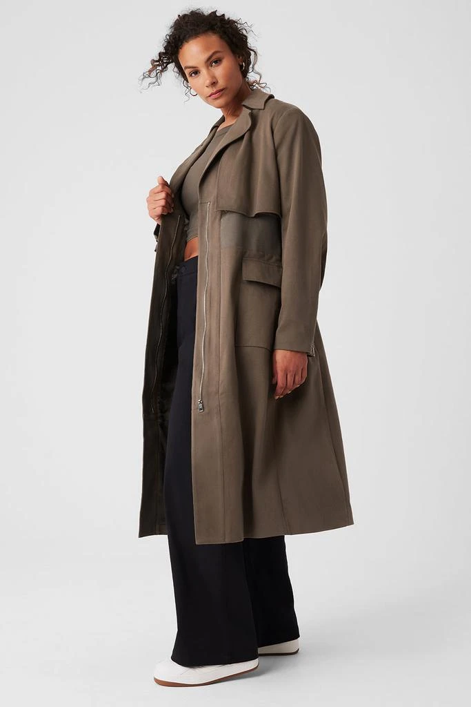 Alo Formation Trench Coat - Olive Tree 7