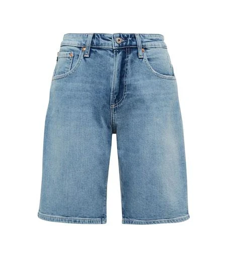 AG Jeans High-rise denim Bermuda shorts 1