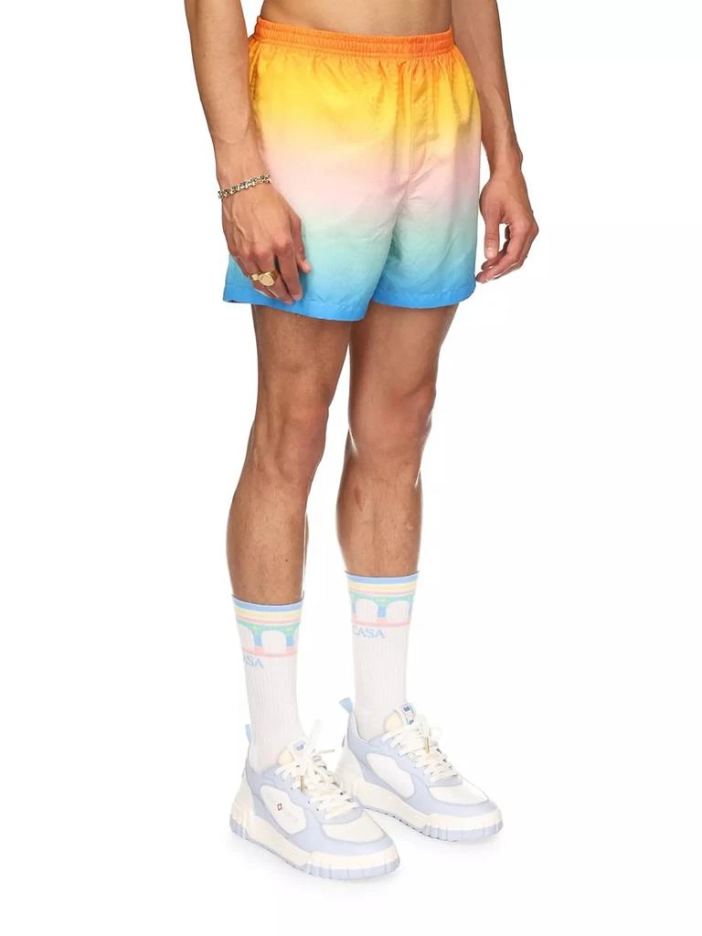 Casablanca Rainbow Jacquard Swim Shorts 7