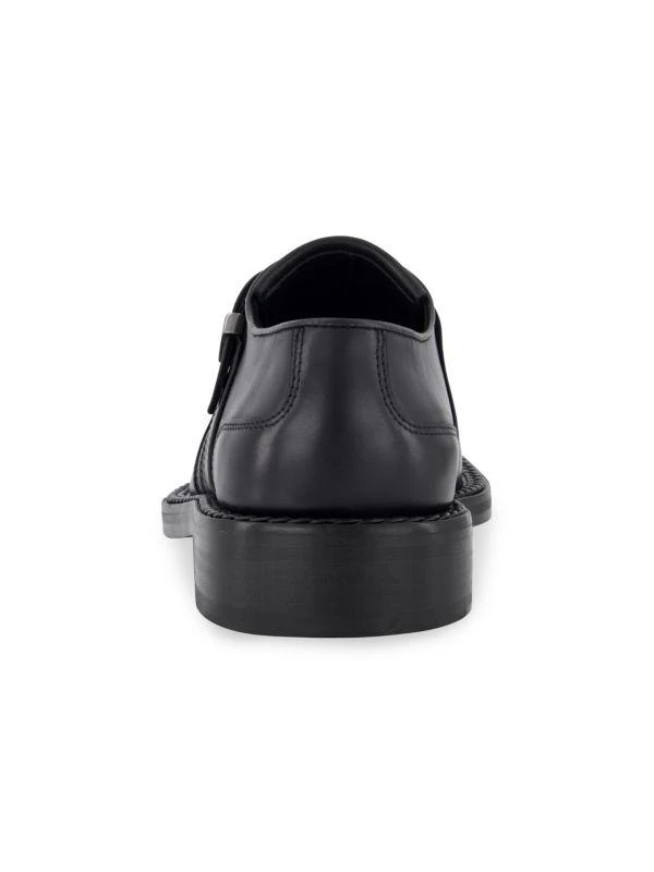Karl Lagerfeld Paris White Label Kilted Monk Strap Shoes 3