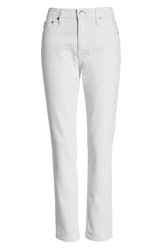 AG Mari High Waist Slim Straight Leg Jeans 5