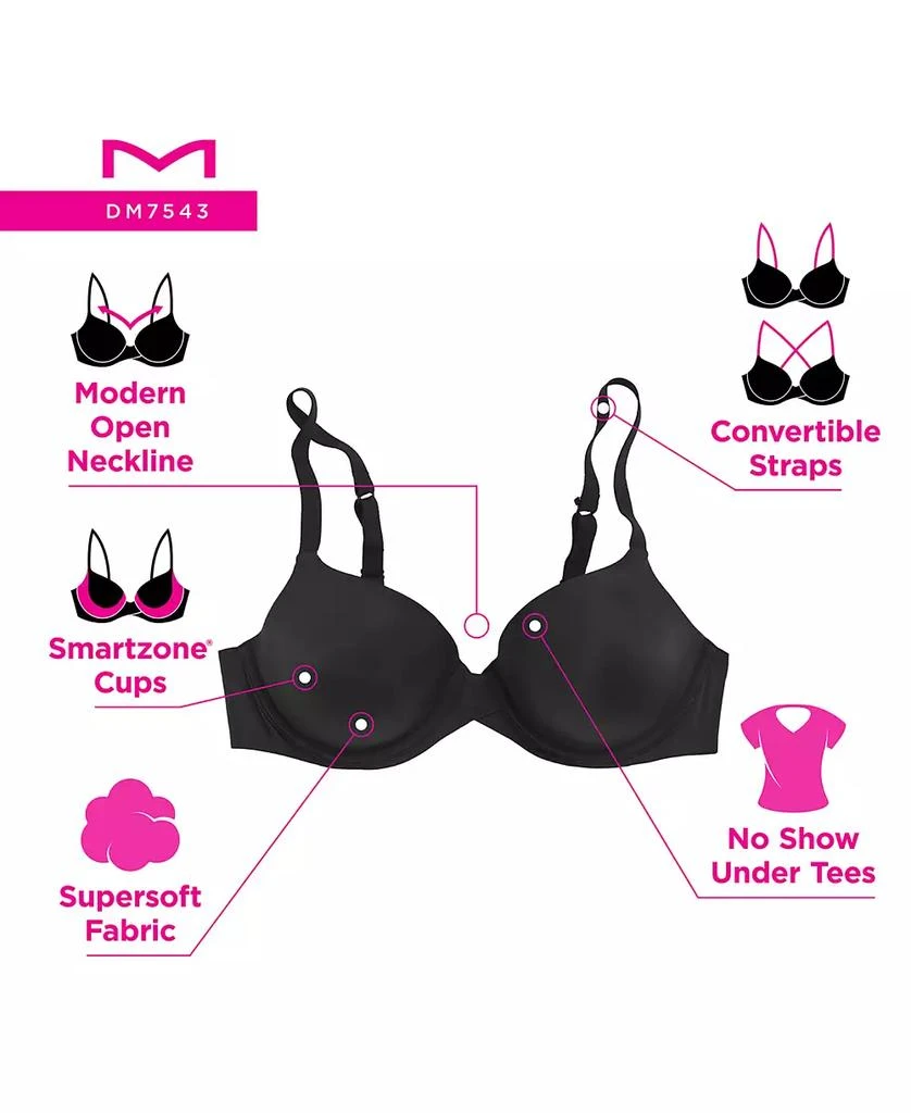 Maidenform One Fab Fit 2.0 T-Shirt Shaping Underwire Bra DM7543 5