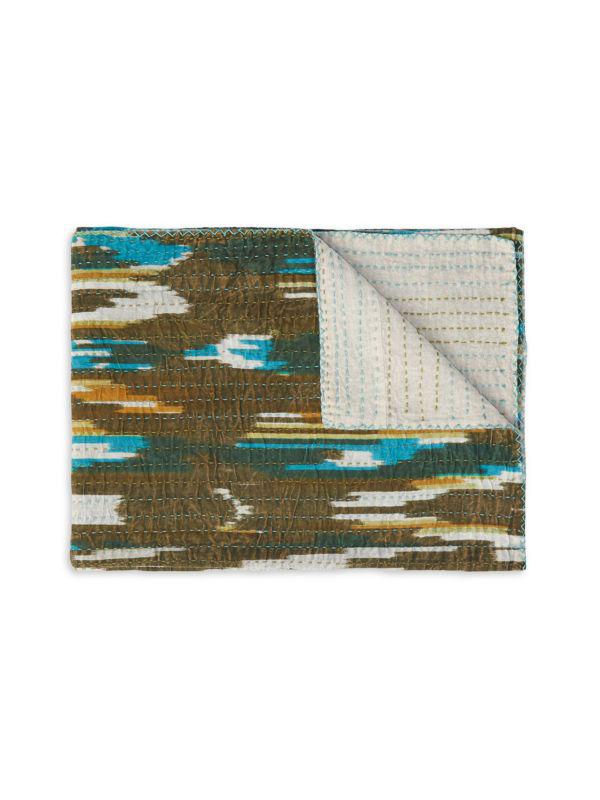 TAJ HOTEL Kantha Quilted Throw