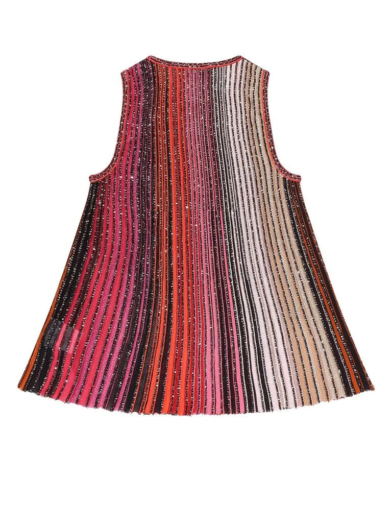 Missoni Missoni Partial Sequined Striped Sleeveless Top 2
