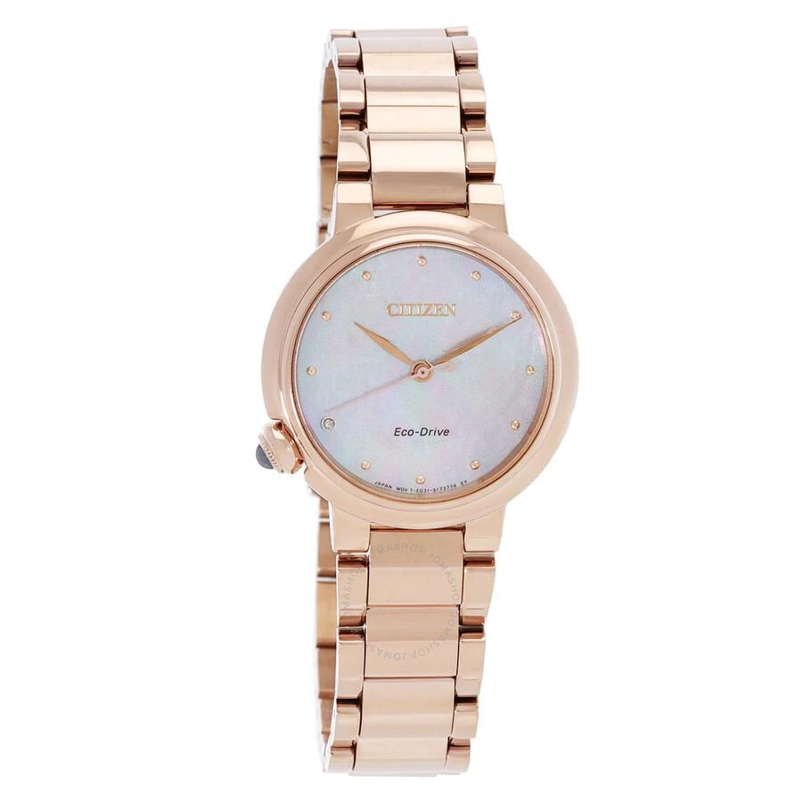 Citizen Eco-Drive Mother of Pearl Dial Ladies Watch EM0912-84Y 1