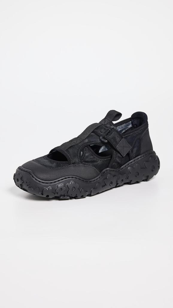 CECILIE BAHNSEN Aria Mesh Black Sneakers