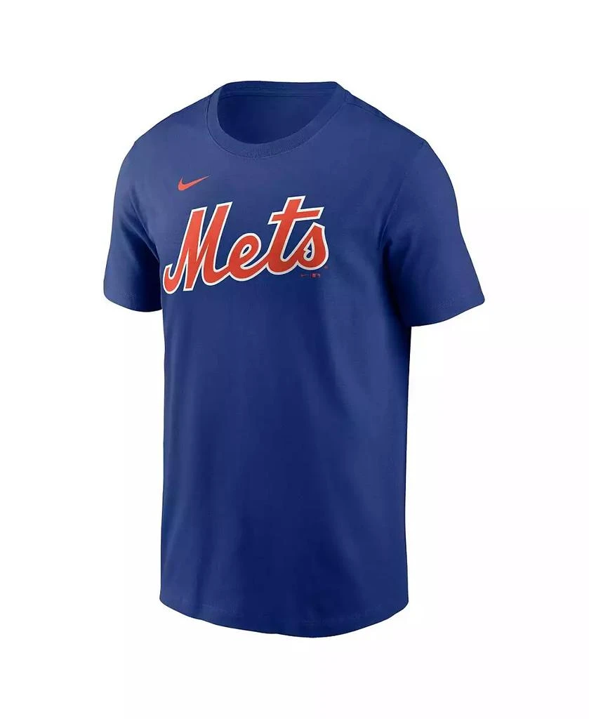 NIKE Men's Kodai Senga Royal New York Mets Fuse Name Number T-Shirt 3