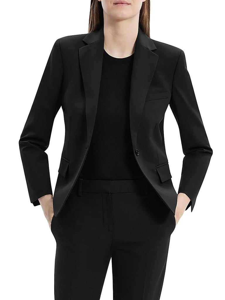 Theory Slim-Fit One-Button Blazer 3