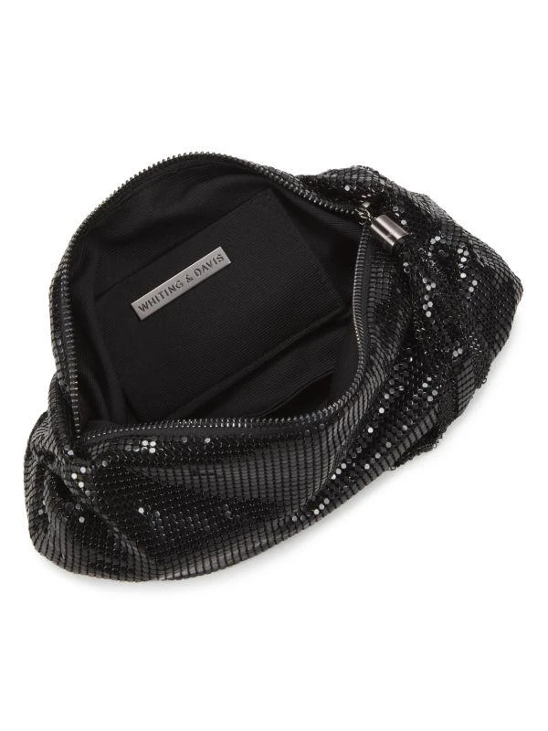 Whiting & Davis Mini Studded Hobo Bag 3