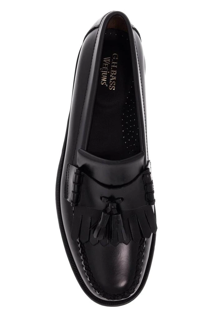 G.H. Bass esther kiltie weejuns loafers in brushed leather 2