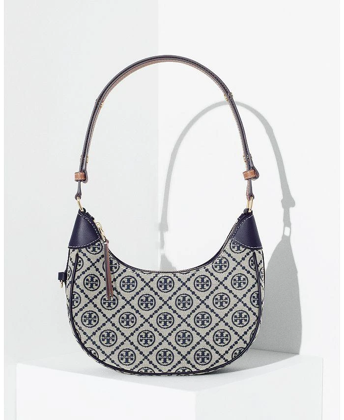 Tory Burch T Monogram Crescent Bag 5
