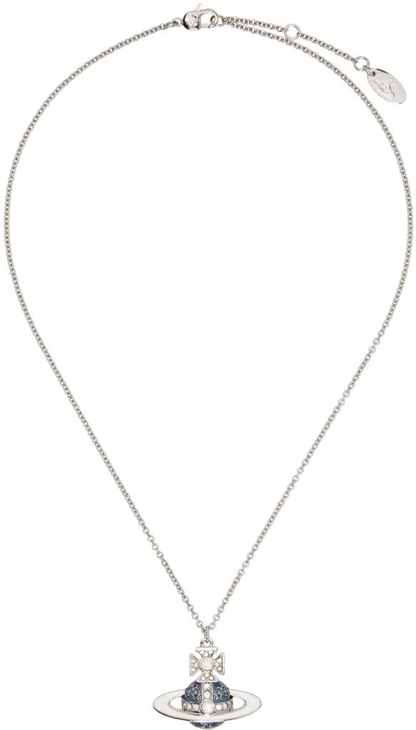 Vivienne Westwood SSENSE Exclusive Capsule Silver Roxanne Pendant Necklace 1