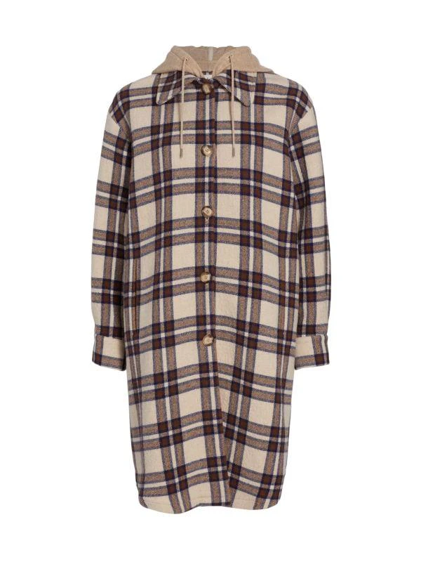 ba&sh Prago Wool-Blend Hooded Shacket 7