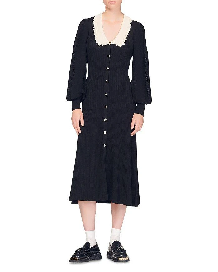 Sandro Dorothy Midi Shirt Dress 1