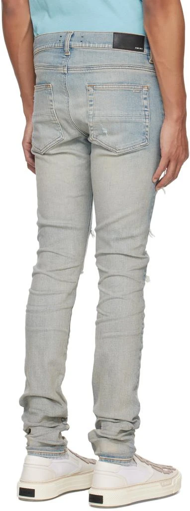 AMIRI Blue Bandana Jeans 3