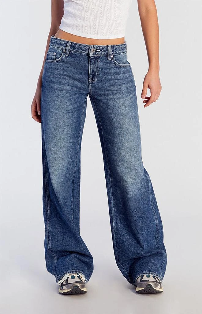 PacSun Casey Low Rise Baggy Jeans Medium Indigo 1