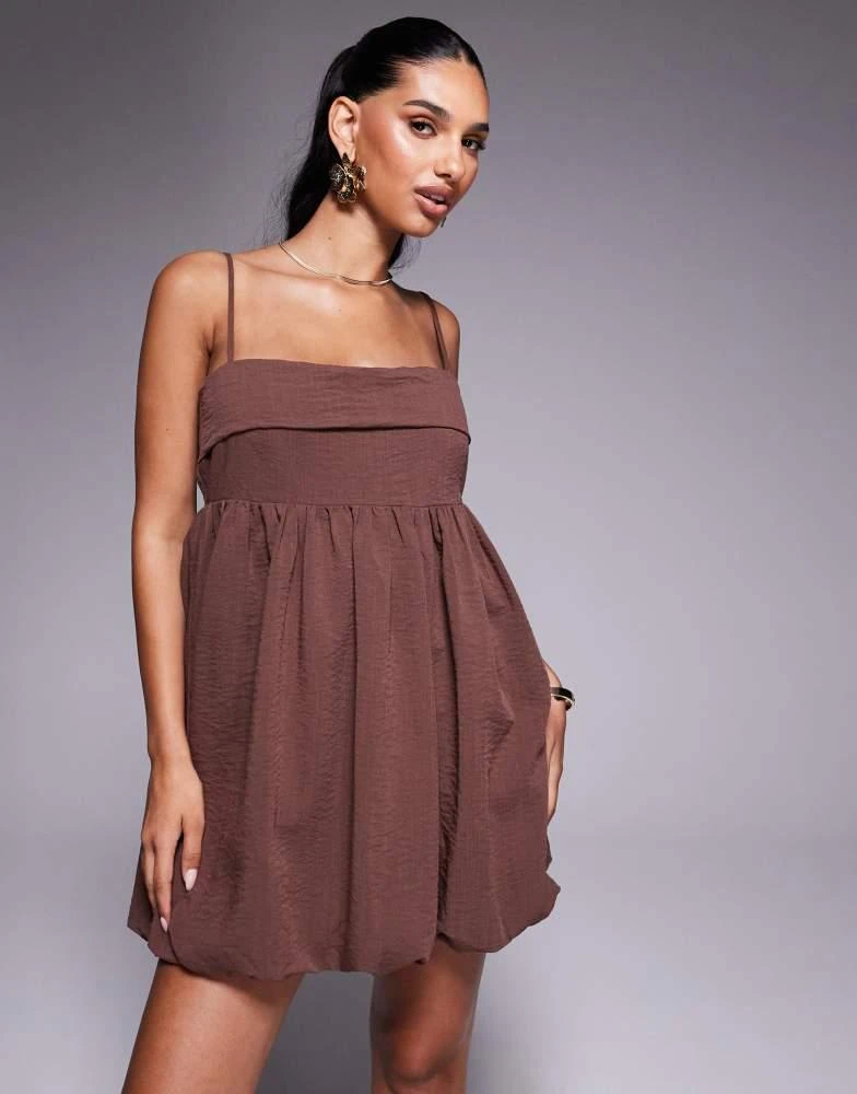 open lace back dress Seranella One Shoulder Maxi Dress main image 1
