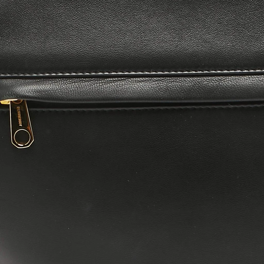 Burberry Burberry Black Leather Large Olympia Shoulder Bag 4